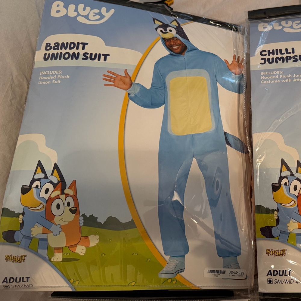 Bluey’s Dad Bandit Costume Jumpsuit